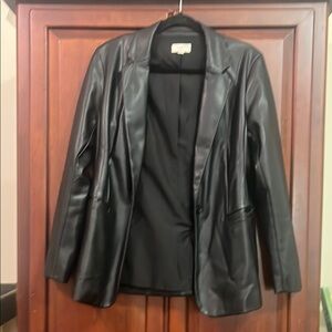 Women's Black Leather Jacket
